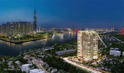 Super-luxurious condo in District 2 looking over the Sai Gon River